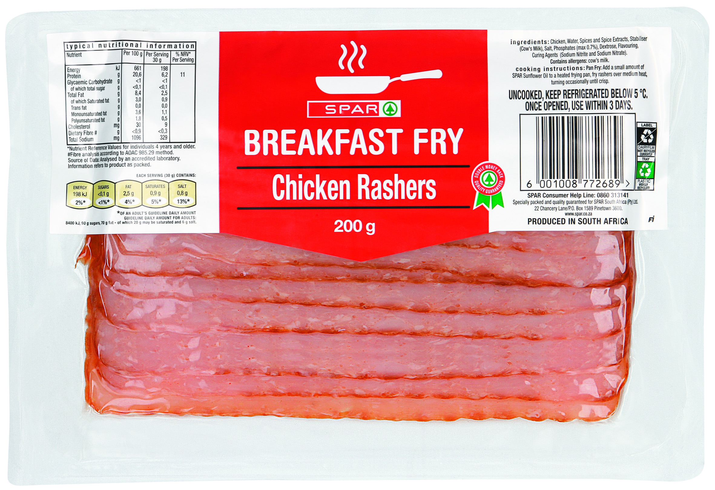 breakfast fry - chicken rashers