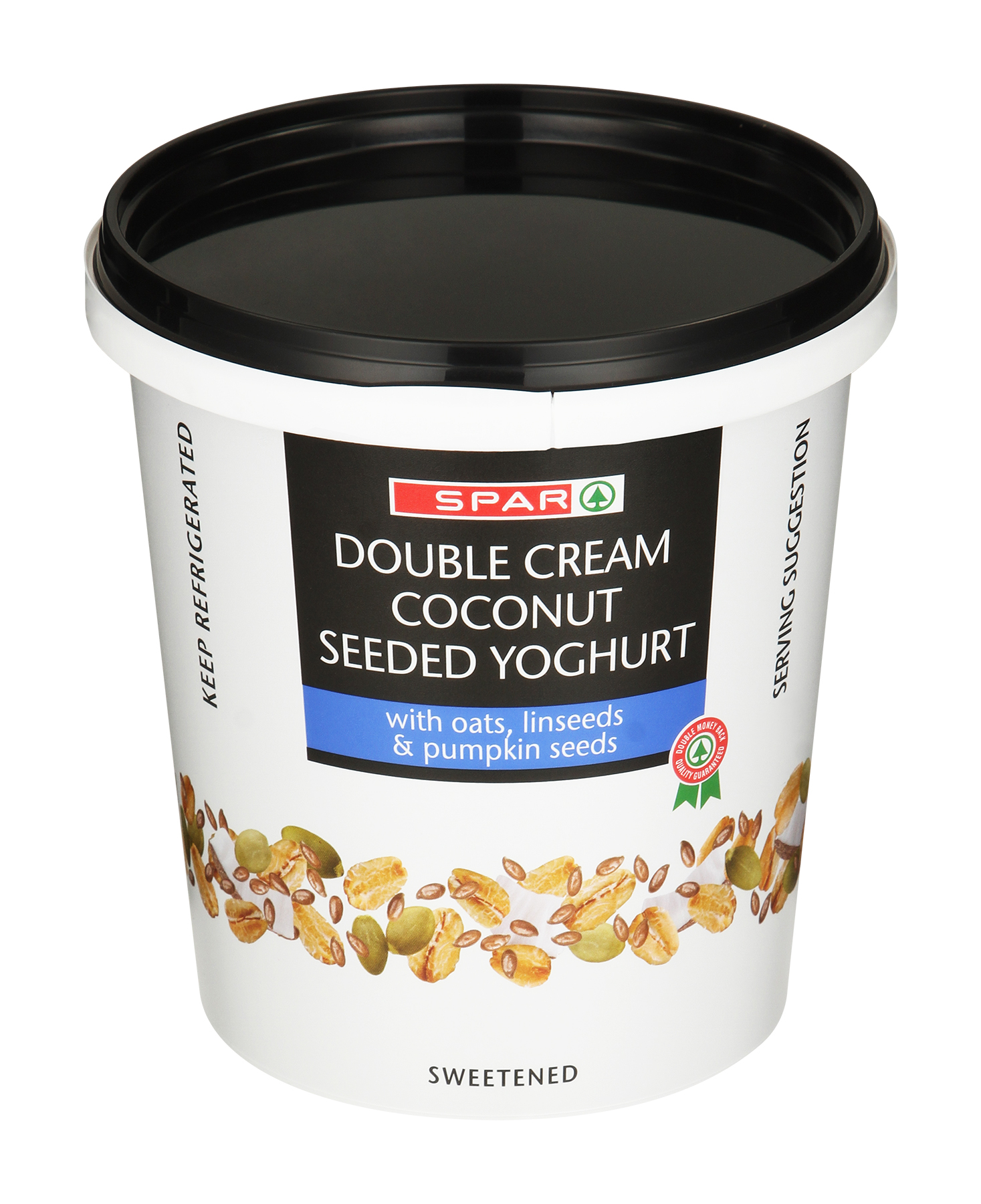 double cream - coconut seeded yoghurt