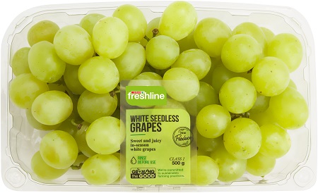 freshline grapes - white seedless   