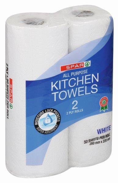 all purpose kitchen towels white 2ply 