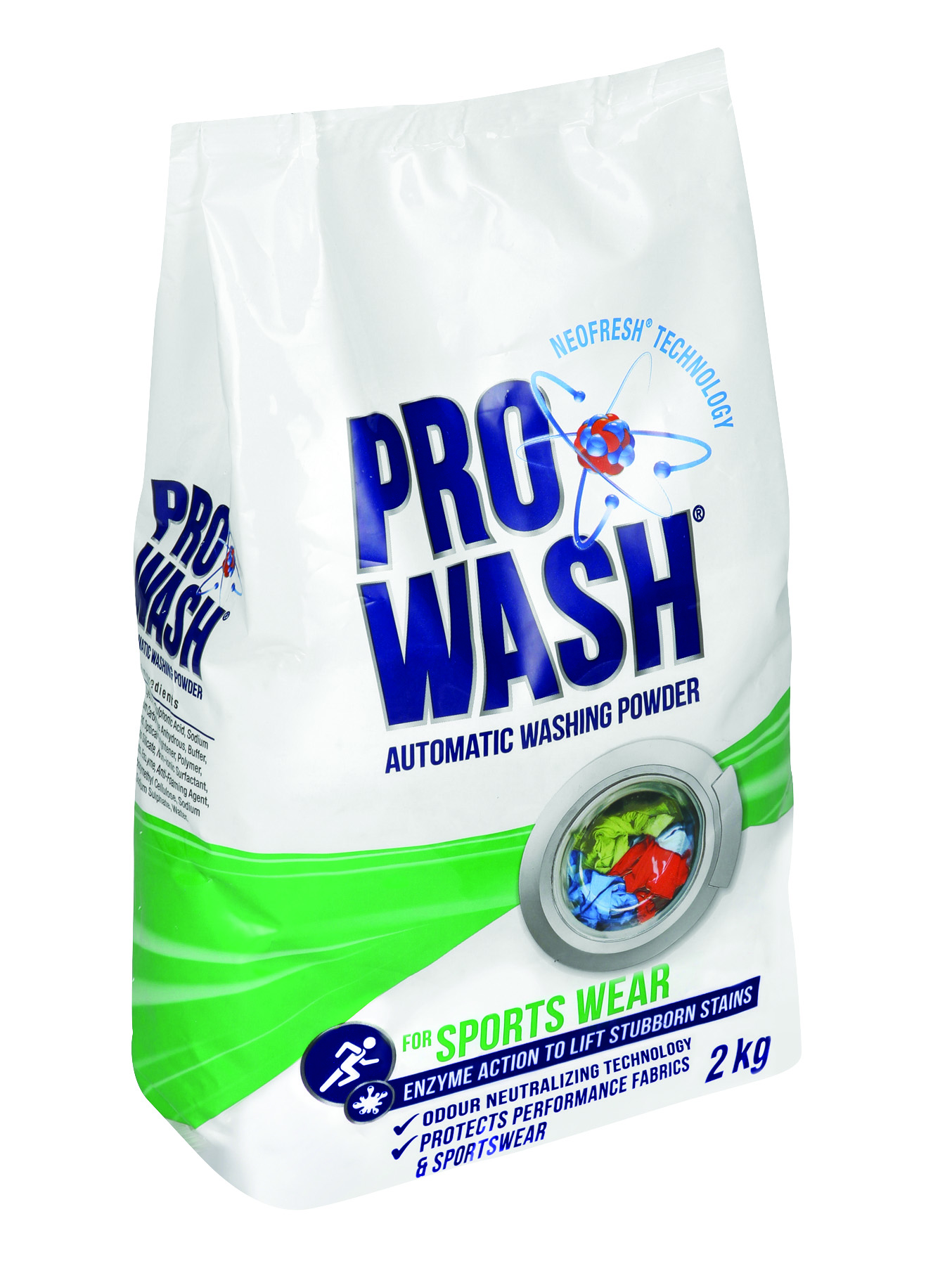 pro wash sports wear auto washing powder 