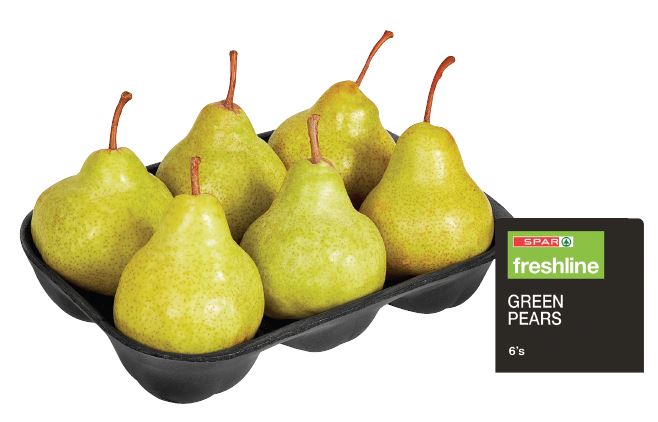 freshline green pears 6s