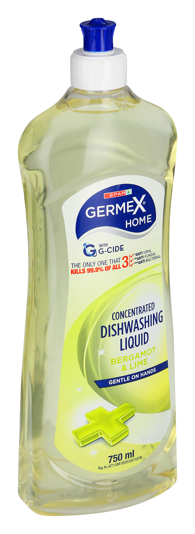 germex dishwashing liquid bergamot & lime 