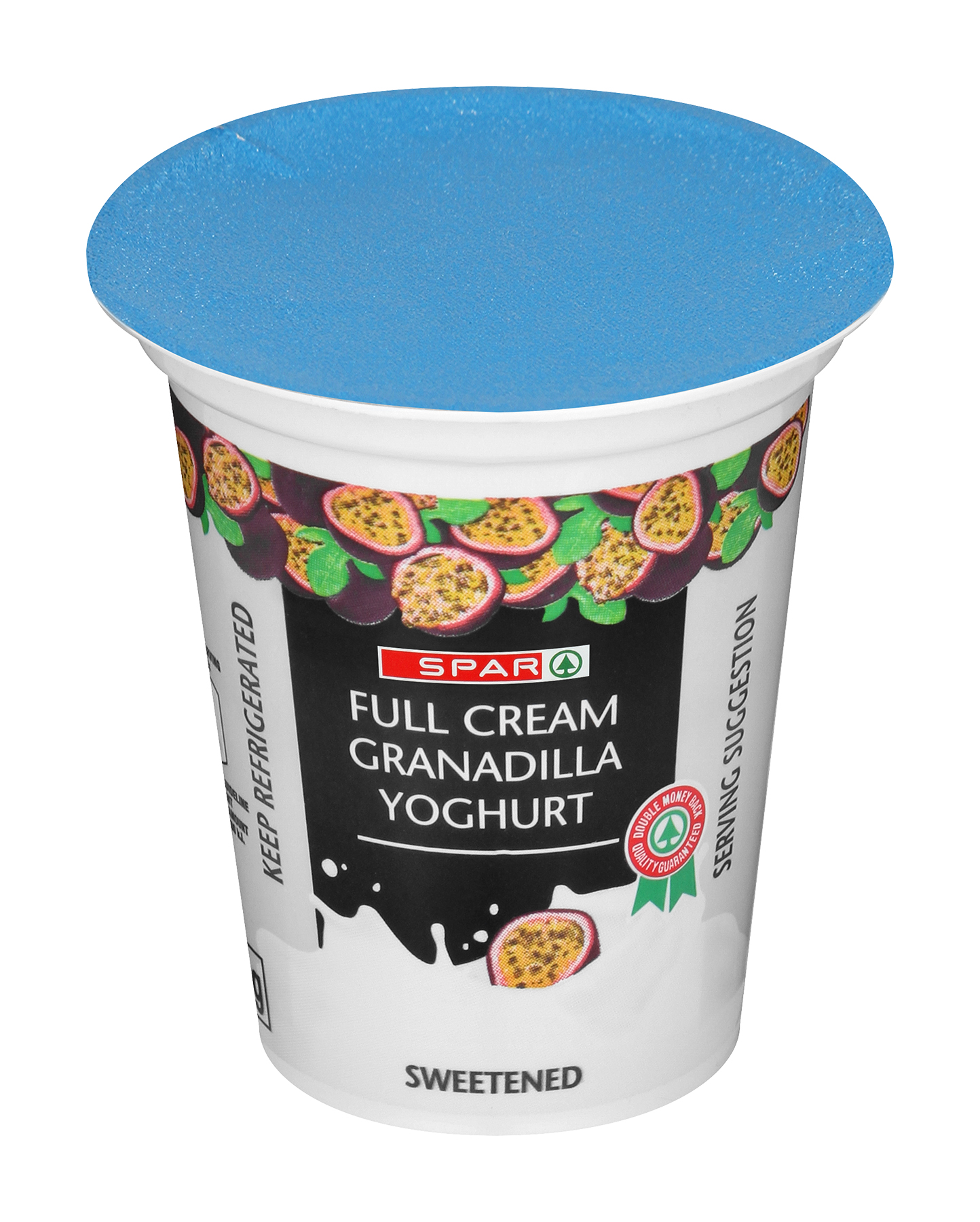 full cream yoghurt - granadilla