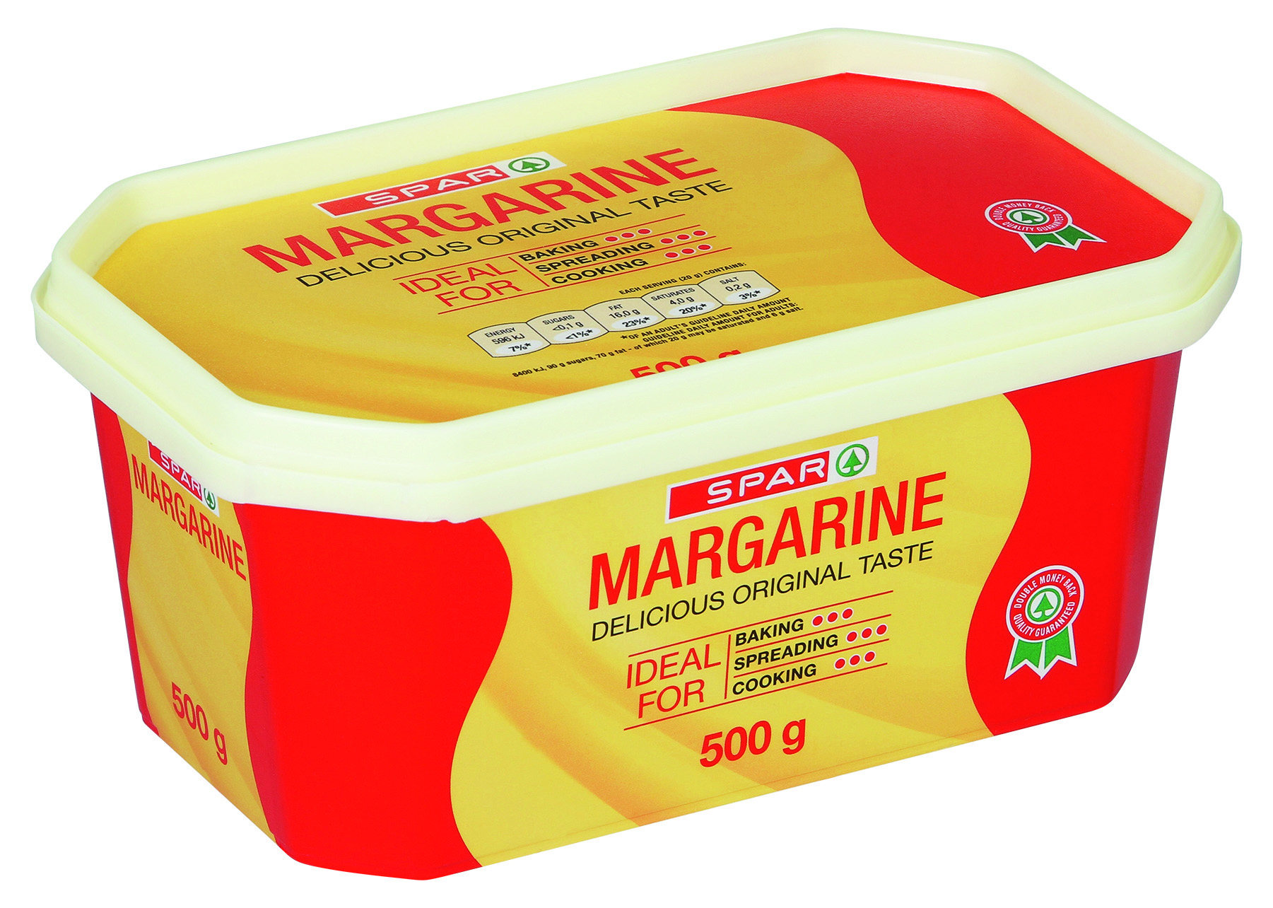 margarine in a tub          