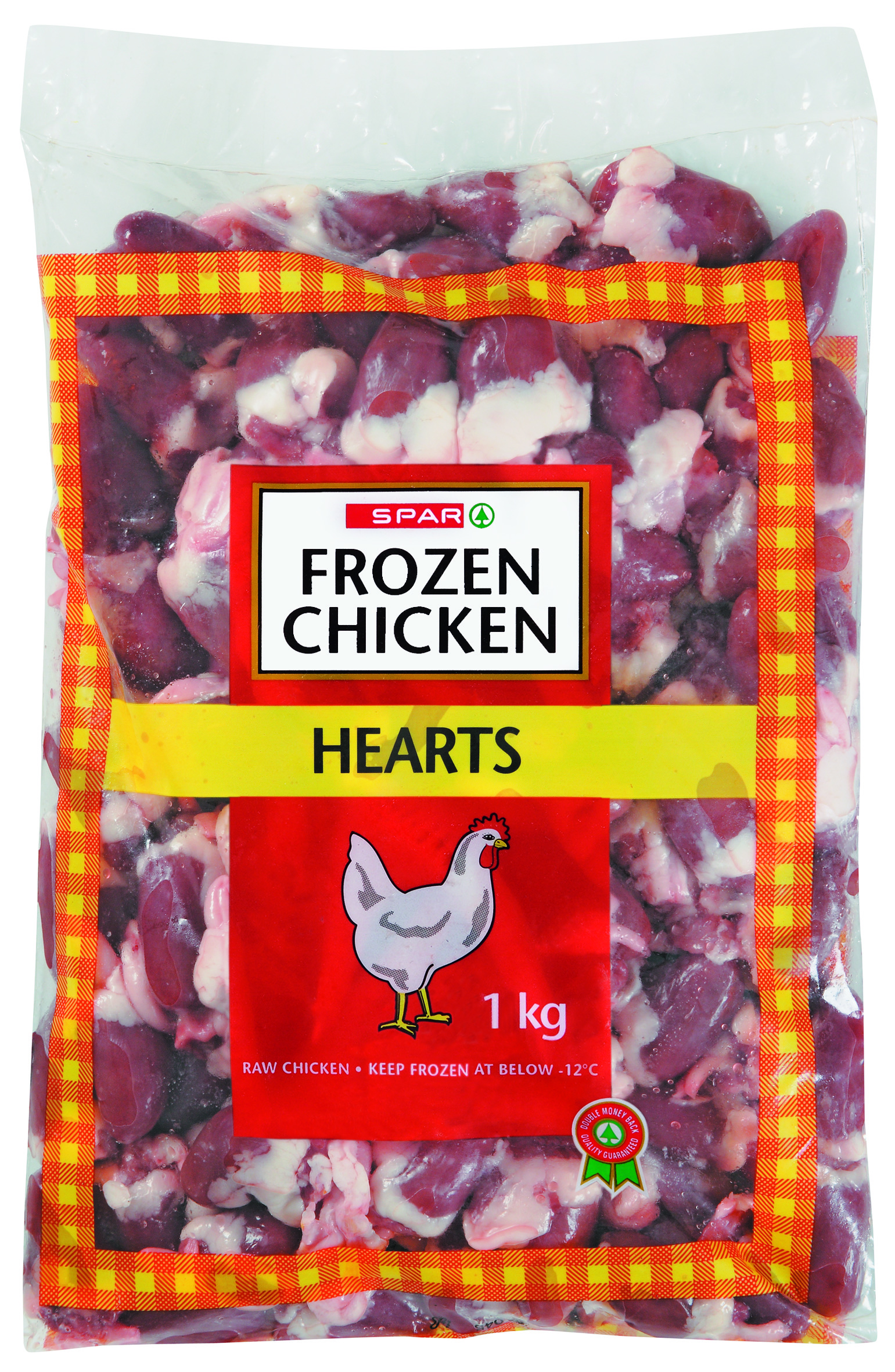 frozen chicken hearts