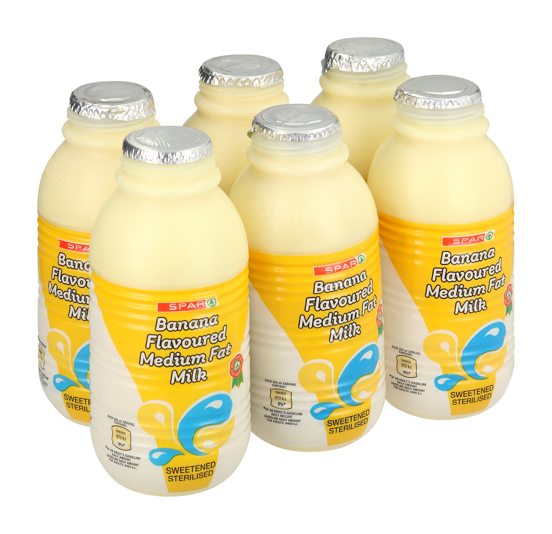 flavoured medium fat milk banana 6s