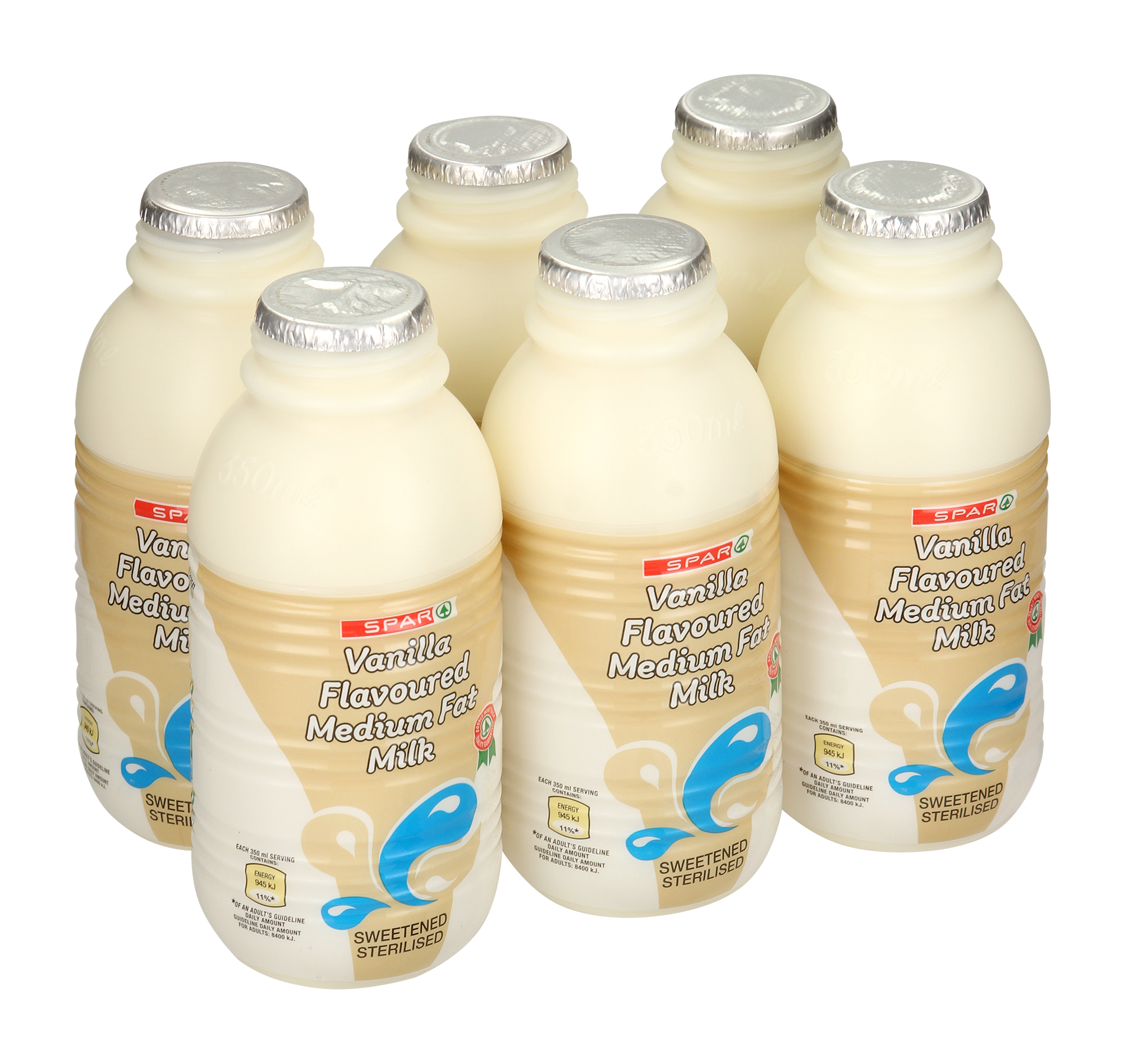 flavoured medium fat milk vanilla 6s