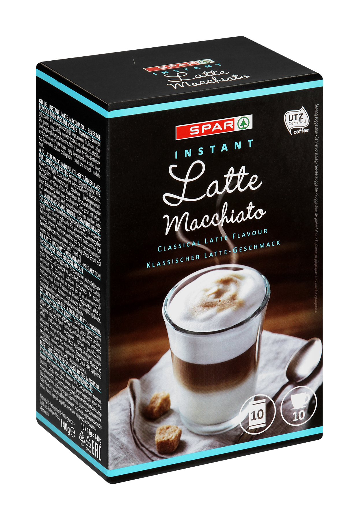 instant coffee latte macchiato sachets