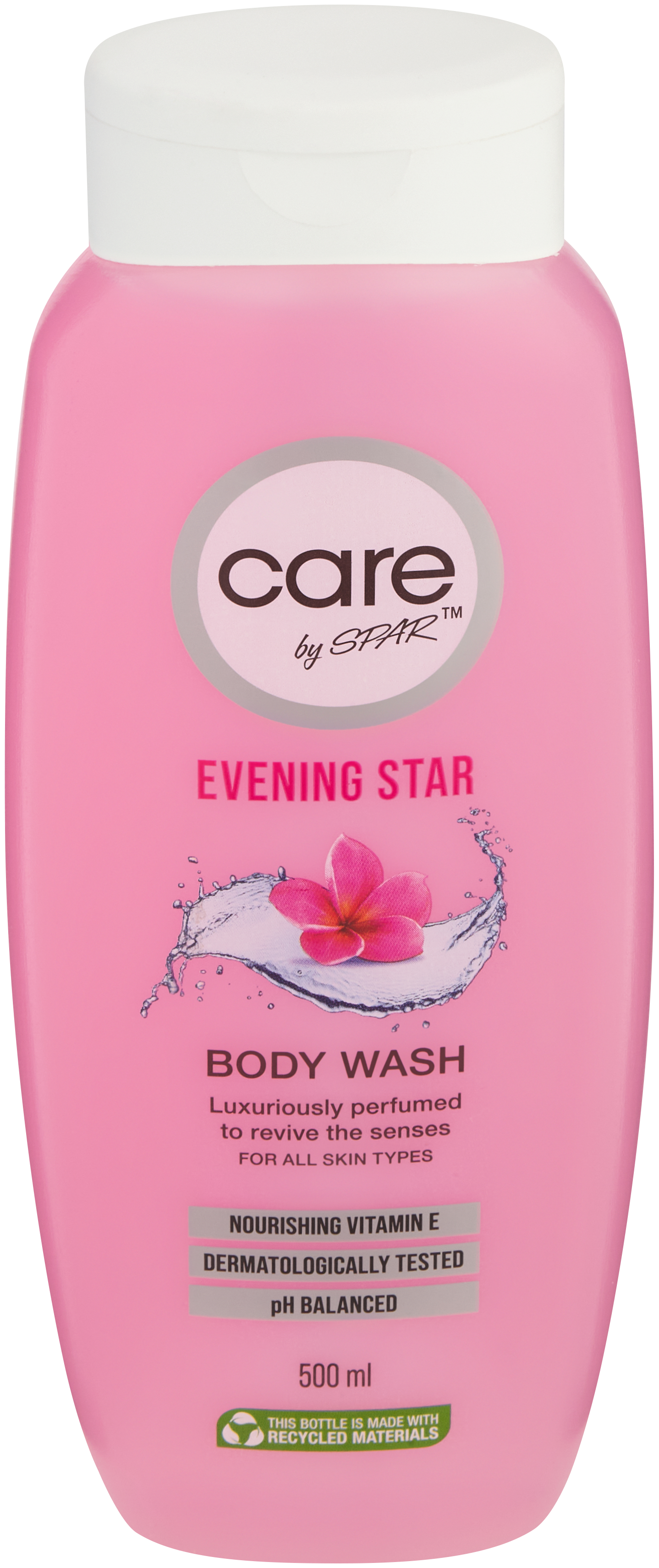 care by spar body wash evening star