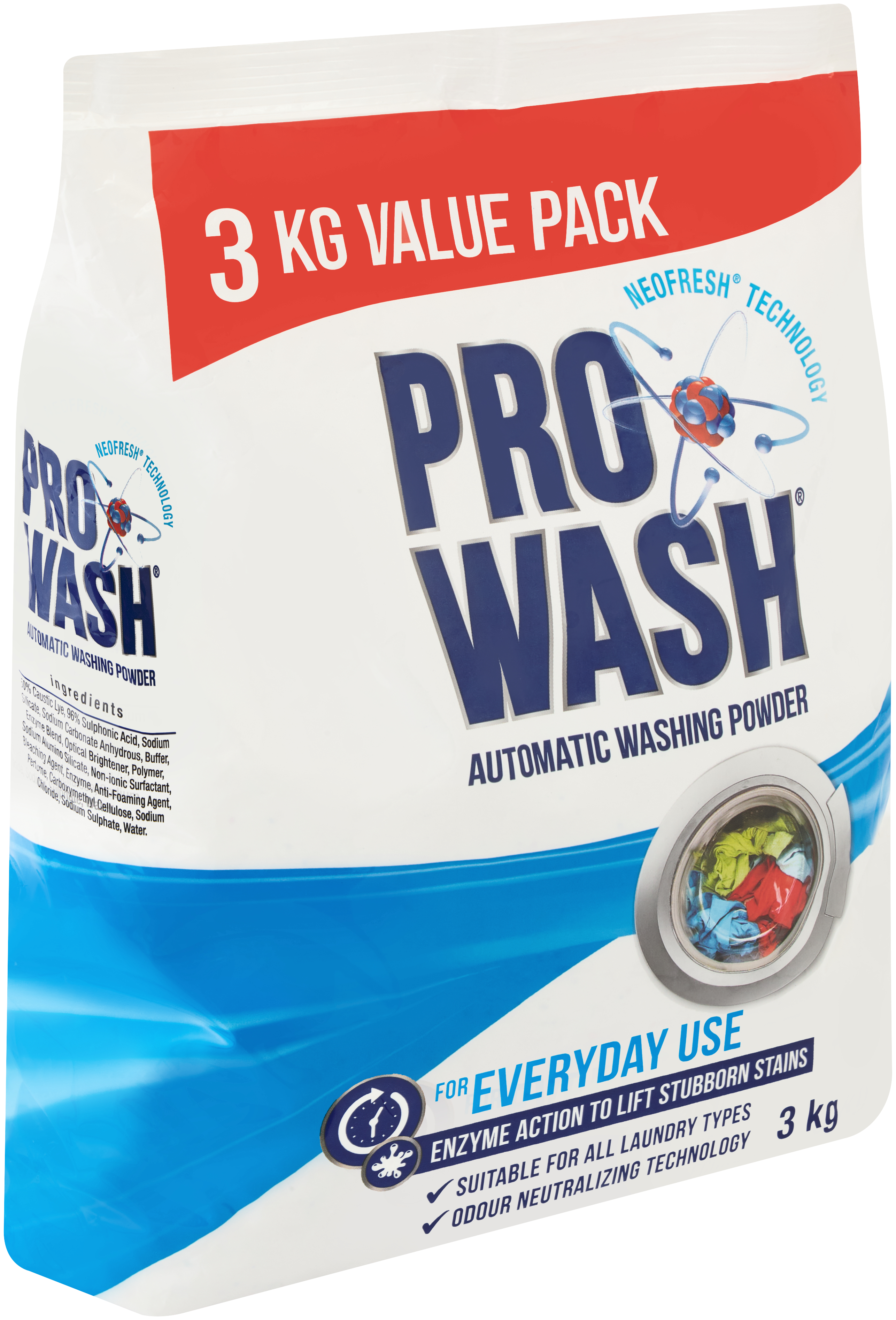 prowash everyday auto washing powder 