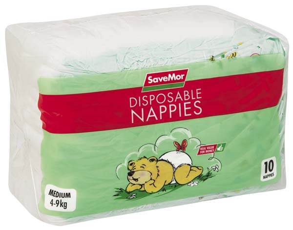 nappies disposable medium 