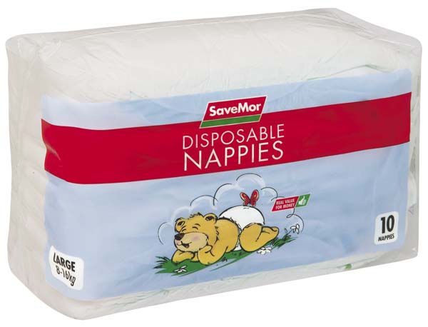 nappies disposable large  