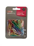 paper clips - coloured (33mm) - 100 piece 