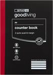 counter book quad margin a4 - 2 quire (192 pg) 