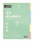 dividers 5 tab (carded) 
