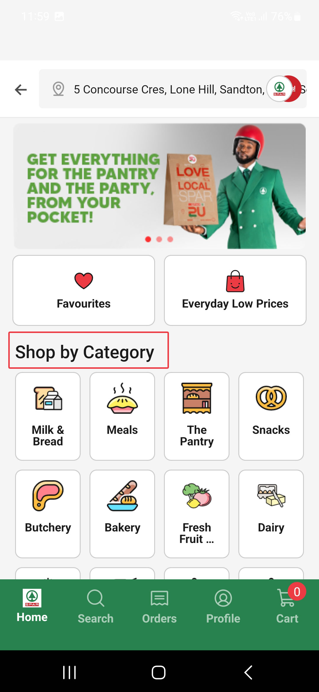 SPAR2U delivery Logo