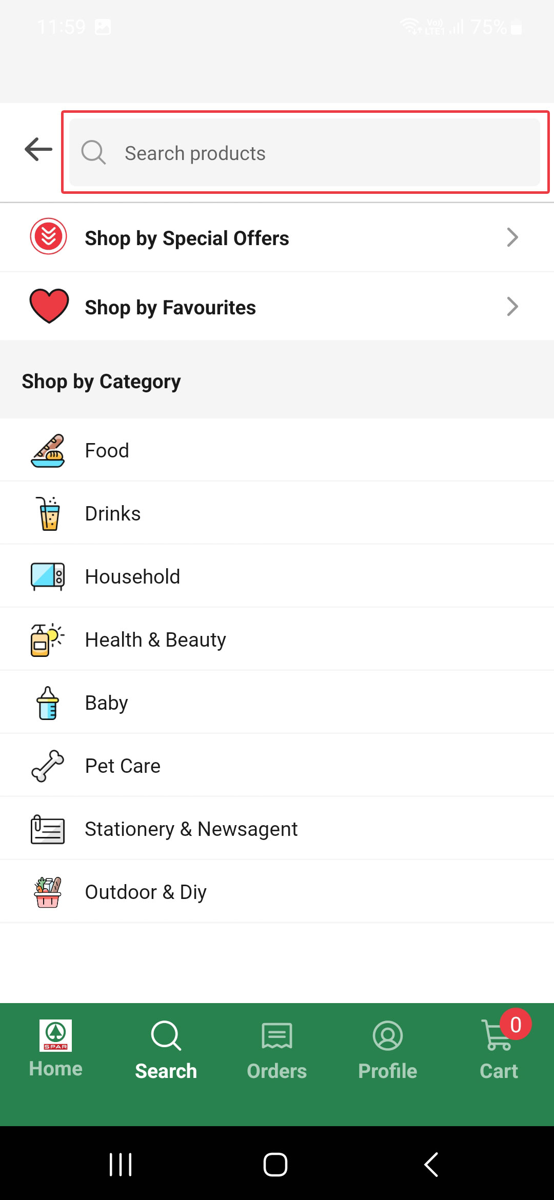 SPAR2U delivery Logo