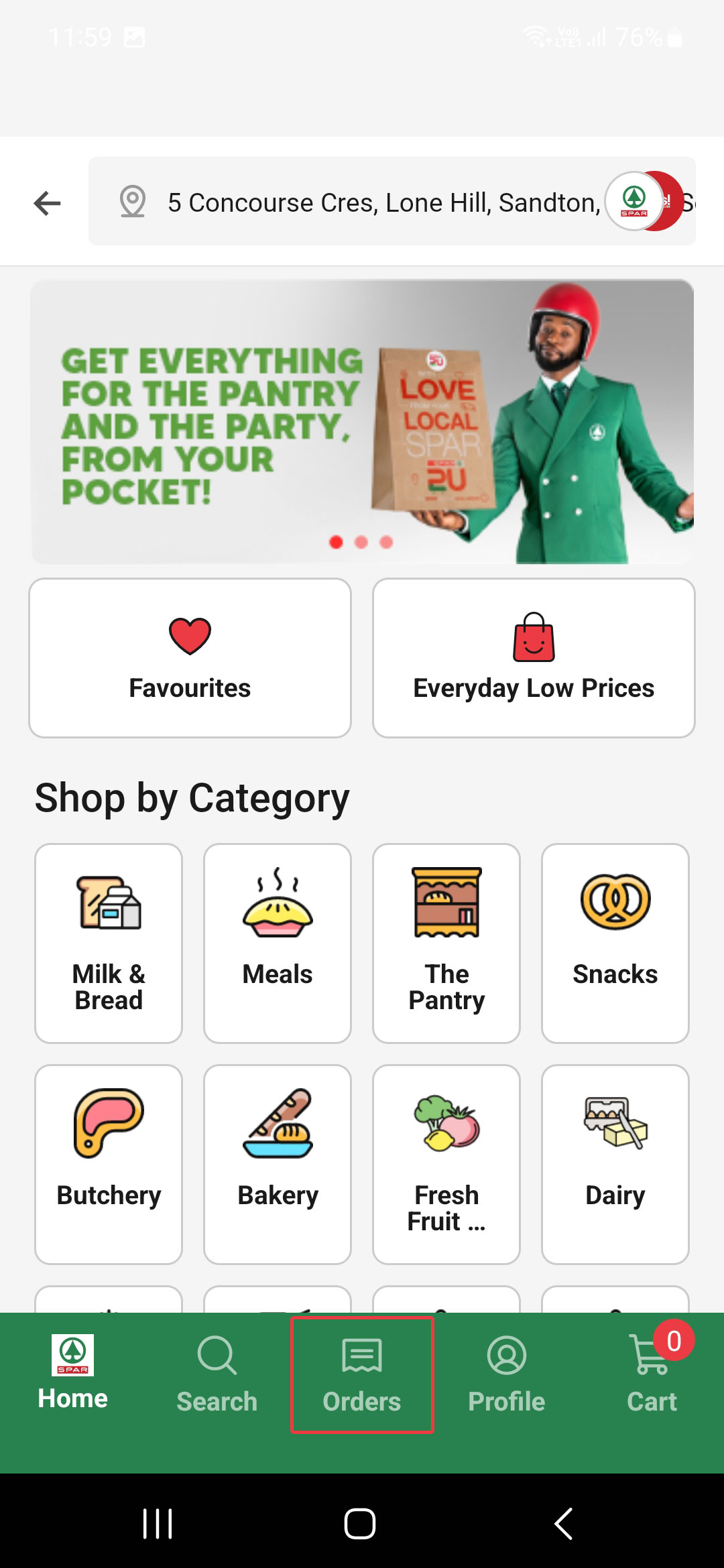 SPAR2U delivery Logo