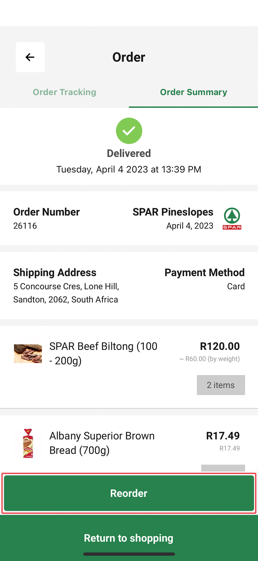 SPAR2U delivery Logo