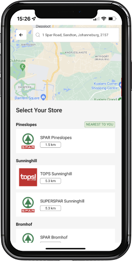 Select your SPAR store
