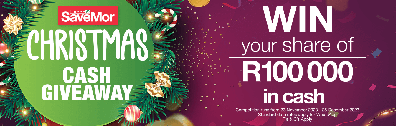Win your share of R100 000 in cash