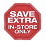 Save extra in store only