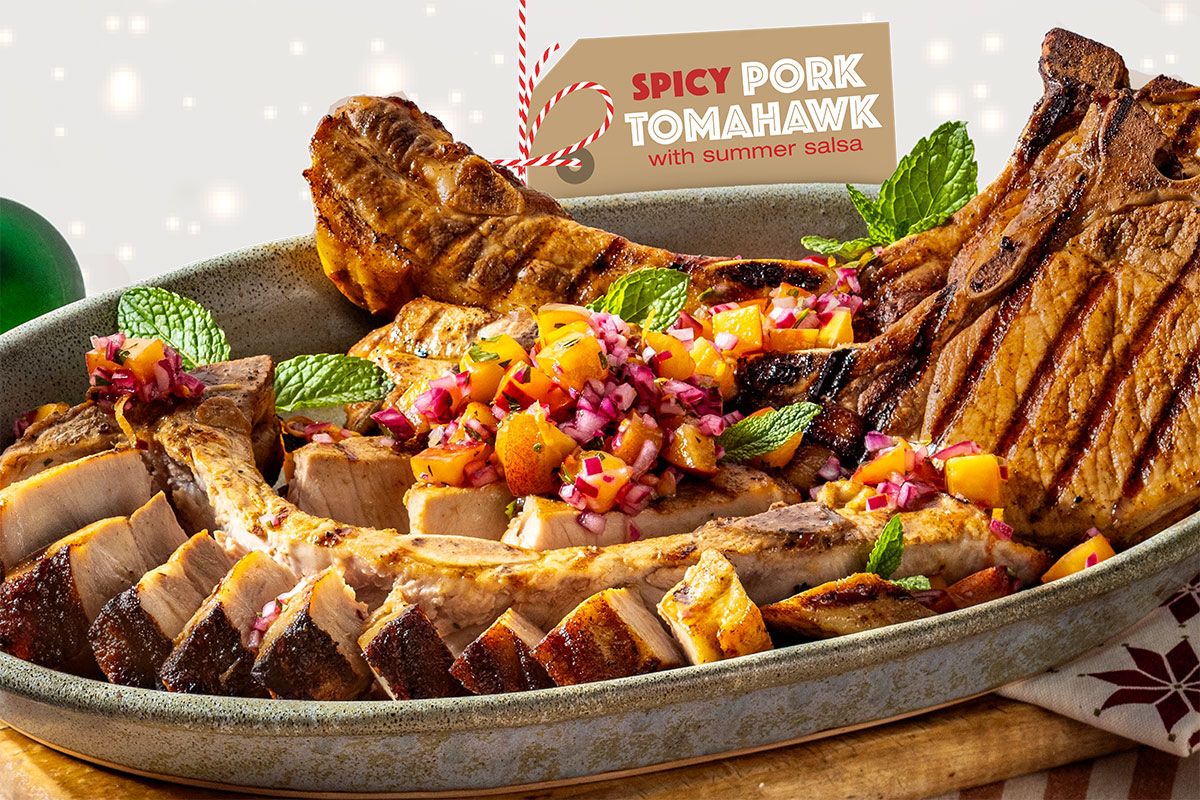 pork with summer salsa