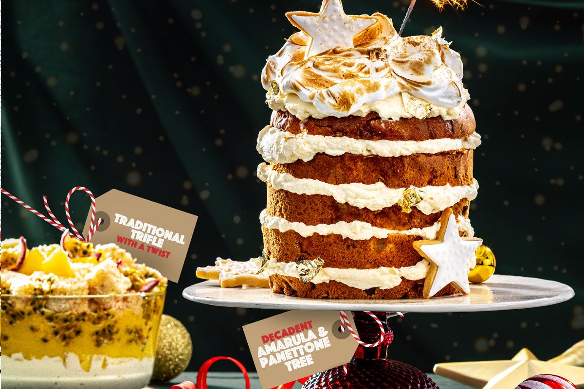 trifle and panettone