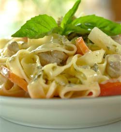 SPAR - Smoked Chicken And Pesto Pasta Recipe
