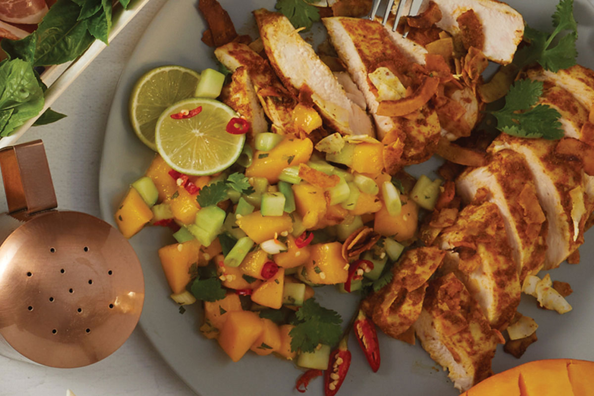 SPAR Coconut Mango Chicken Recipe