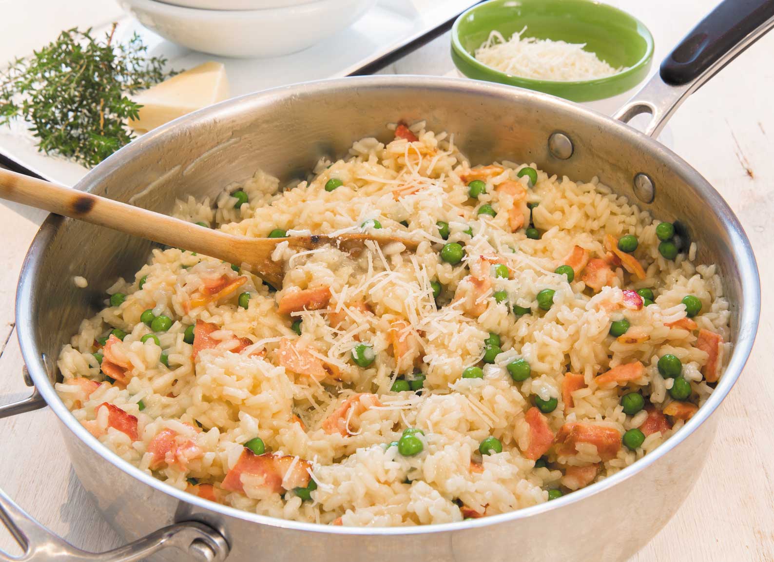 SPAR Bacon and Pea Risotto Recipe