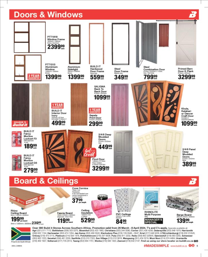 Build it - Corner Free State