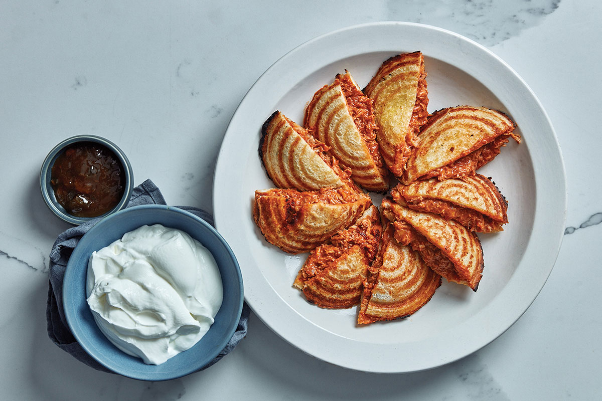 SPAR Quick Butter Chicken Jaffle Recipe