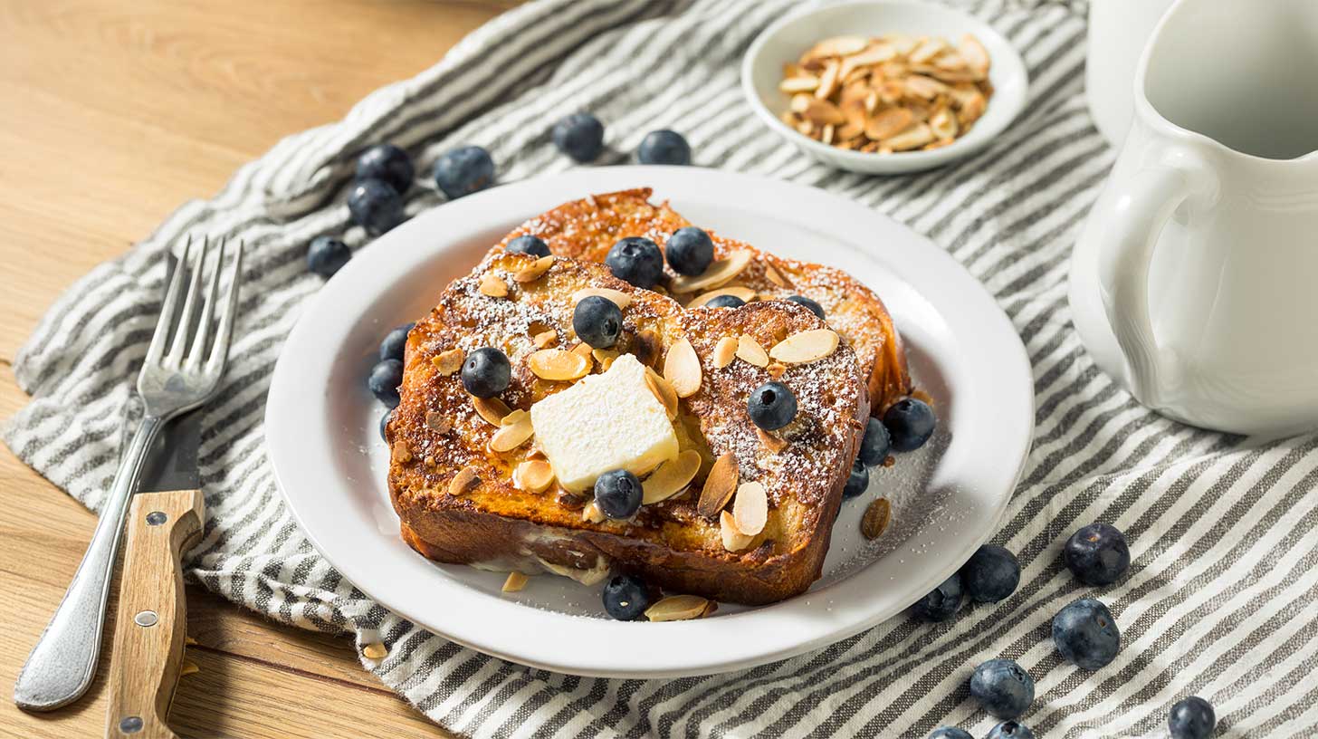 SPAR - Overnight Blueberry and Almond French Toast