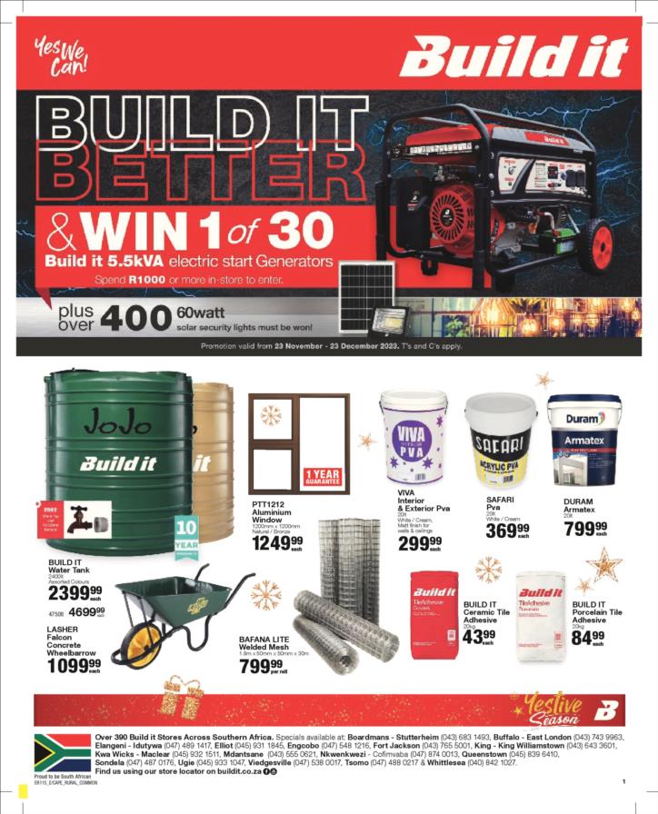 Build it Queenstown Eastern Cape