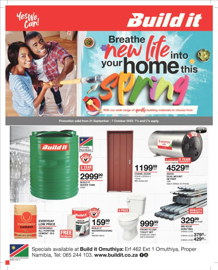 Build it - build it omuthiya namibia