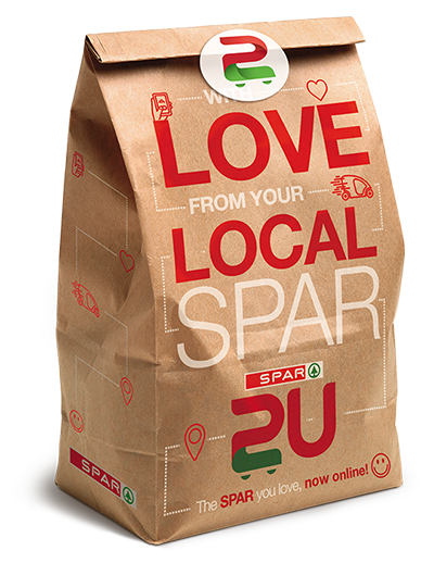 SPAR2U online order delivery paper bag