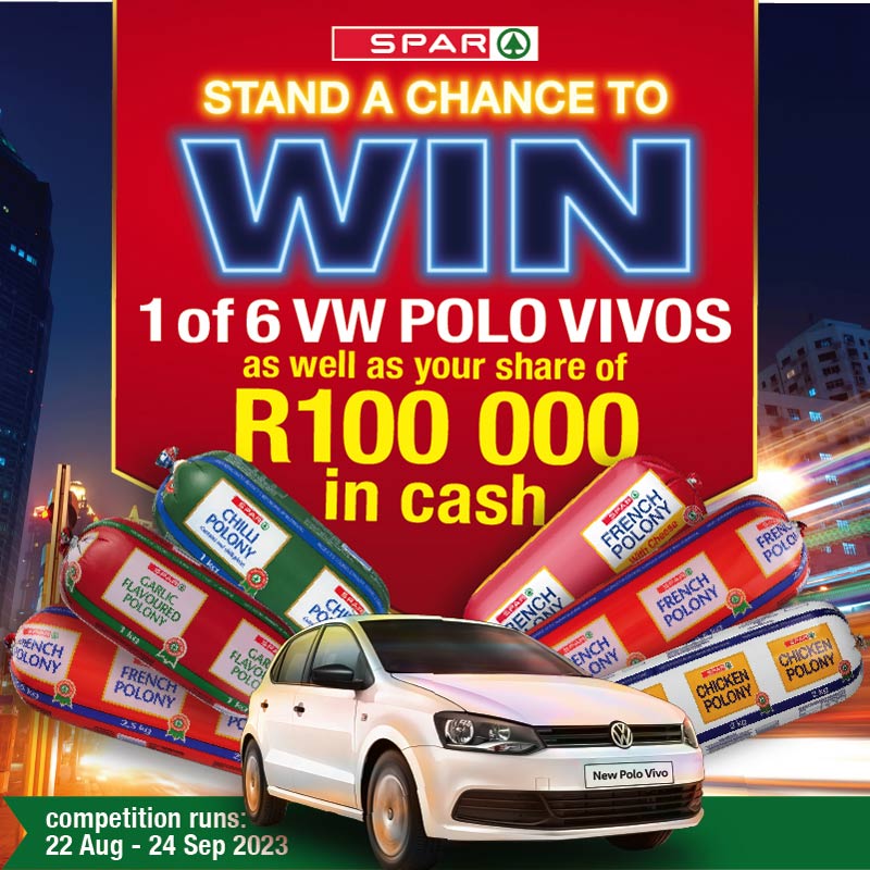 Stand a chance to win 1 of 6 VW POLO Vivo's