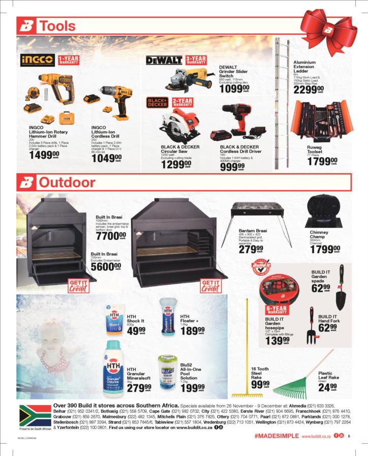 Build it - Boland Western Cape