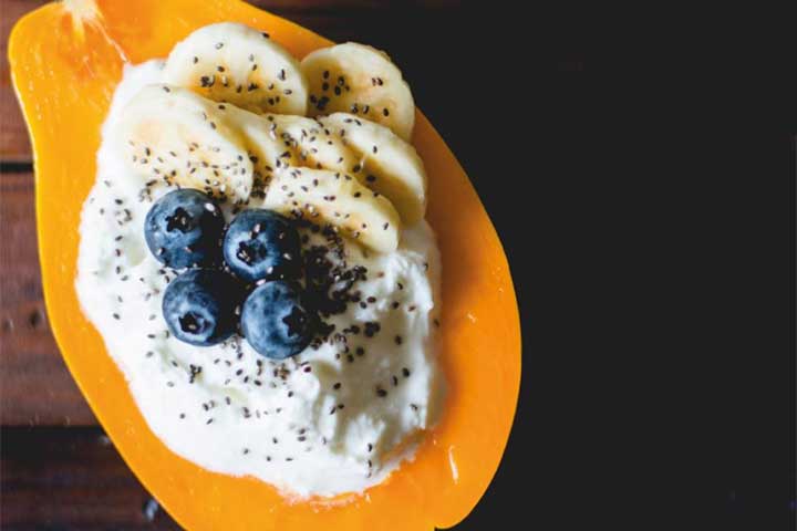 SPAR - Papaya Smoothie Boats Recipe