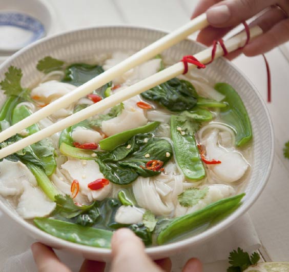 SPAR Asian fish and noodle broth Recipe