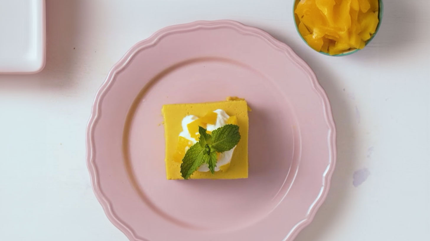 SPAR - Refreshing Mango Mousse Tart