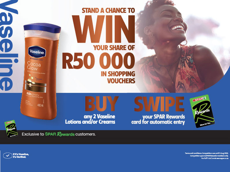 SPAR Rewards Vaseline Winter Drive Competition