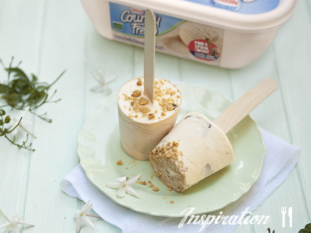 Chocolate Peanut Butter Ice Cream Pops