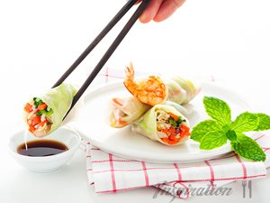 Fresh Prawn Summer Rolls