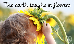 The earth laughs in flowers