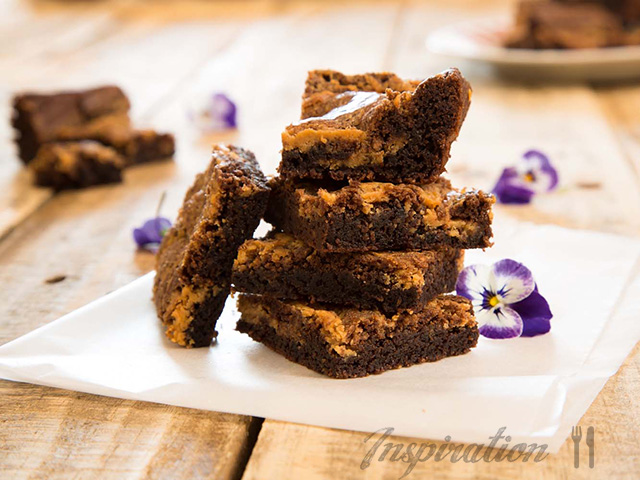 Peanut Butter Swirl Brownies