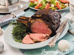 Prime Rib Holiday Roast on the Braai