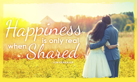 Happiness shared